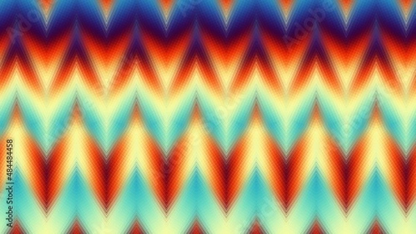 Fototapeta Digital fractal pattern. Abstract background.