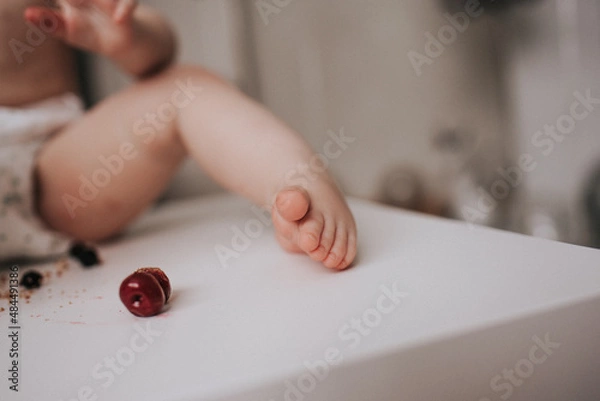 Obraz one year old child. Birthday