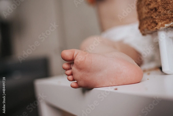 Obraz one year old child. Birthday