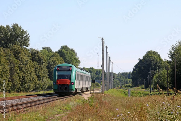 Obraz passenger transportation by rail	