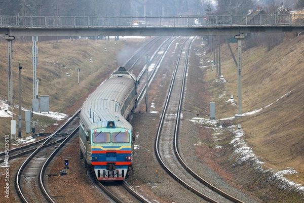 Obraz passenger transportation by rail	