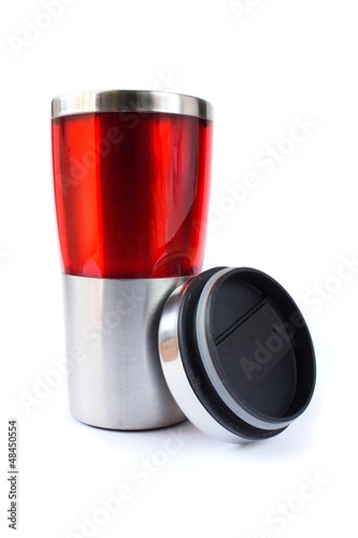 Obraz Aluminum red mug