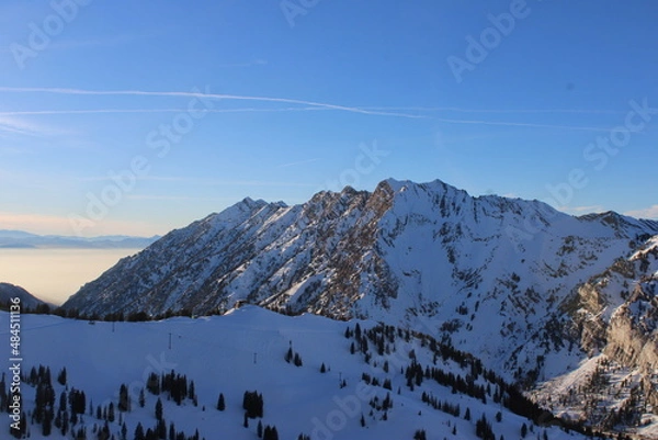 Obraz snow covered mountains