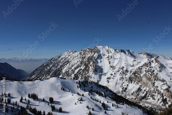 Obraz snow covered mountains