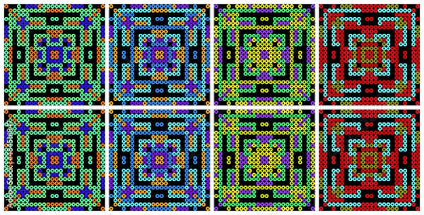 Obraz Mexican pattern - Colorful dots