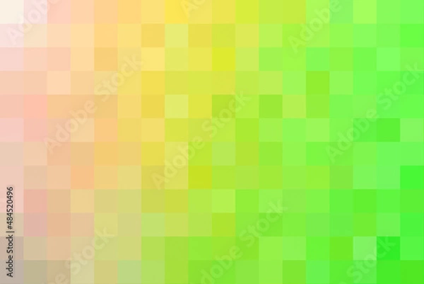 Fototapeta Smooth vivid gradient digital squares