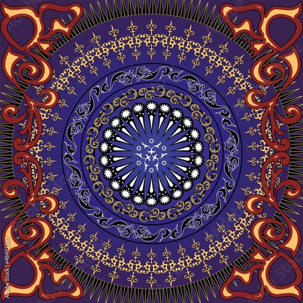 Obraz Seamless ornamental wallpaper