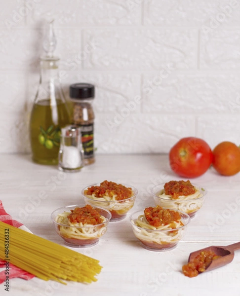 Obraz pasta and sauce