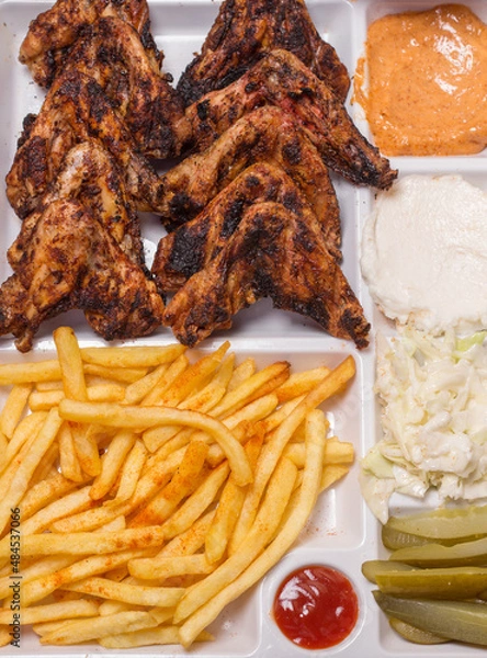 Obraz grilled buffalo wings