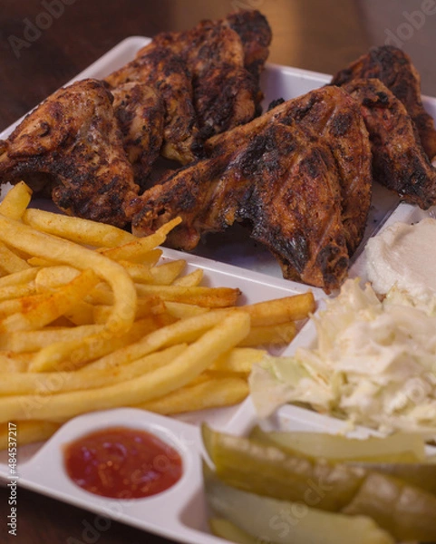 Obraz wings and fries