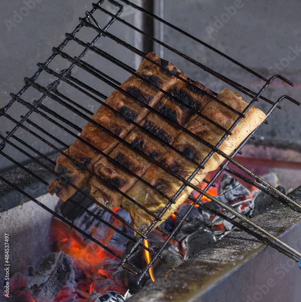 Obraz grilled chicken sandwish