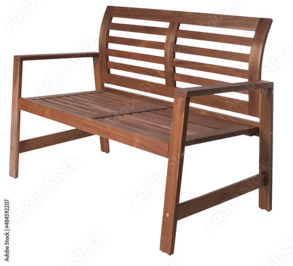 Obraz canapé jardin bois