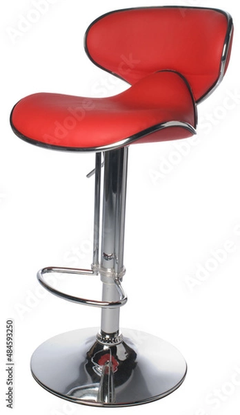 Obraz Tabouret rouge et chrome