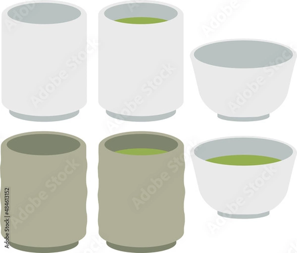 Obraz 湯呑（緑茶）