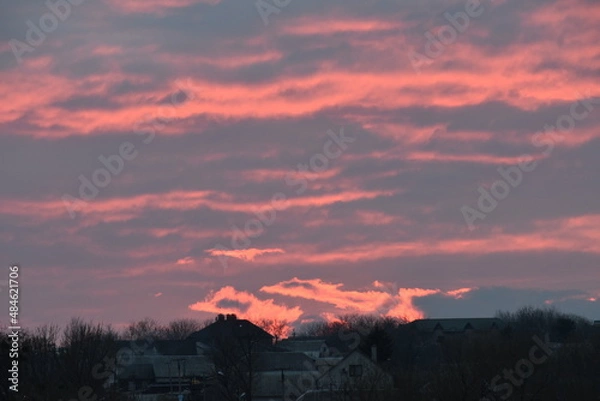 Obraz fire in the sky