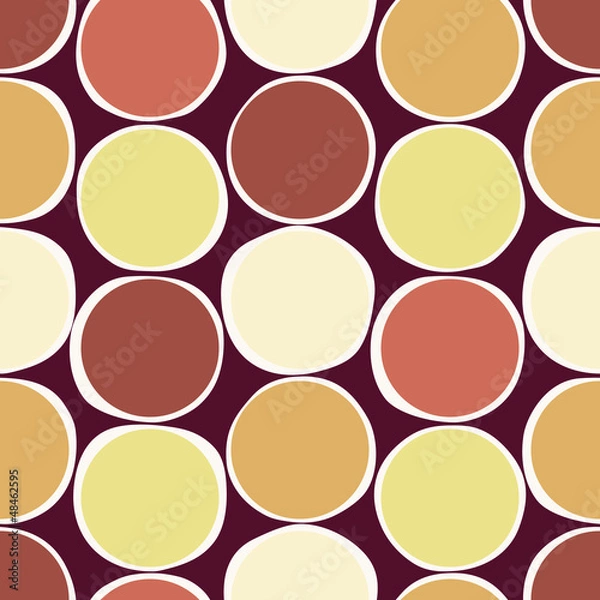 Fototapeta Seamless retro geometric pattern