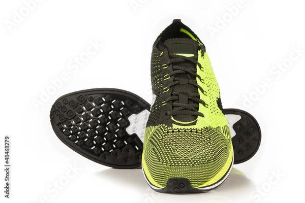 Obraz Wettkampfschuhe - gelb
