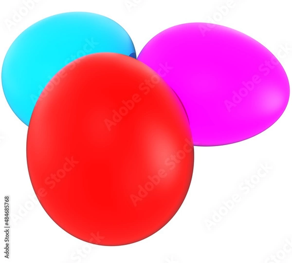 Fototapeta Eggs isolated