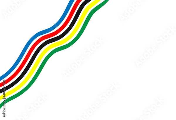 Fototapeta abstract colorful wave background