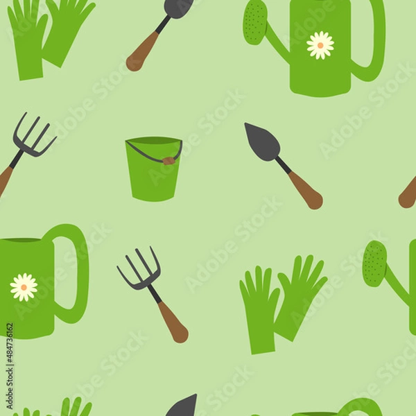 Obraz Green garden pattern