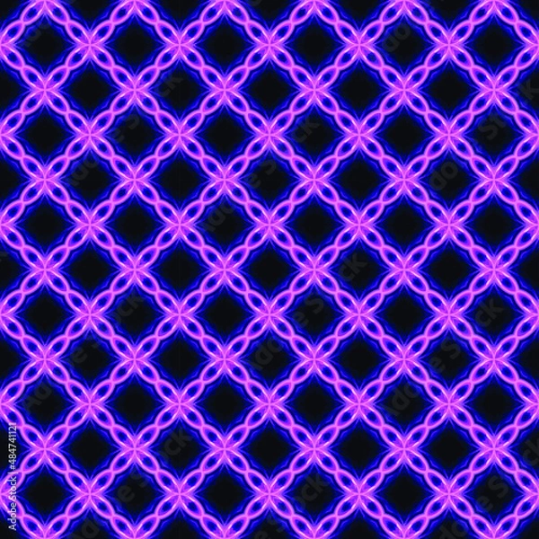 Fototapeta Multi color seamless pattern texture and template. Multicolored. Colorful ornamental graphic design. Colored mosaic ornaments. Vector illustration. EPS10.