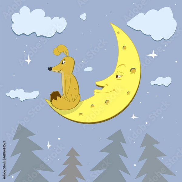 Obraz Moon3 (pastel)