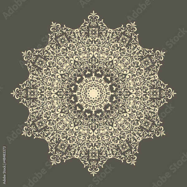 Obraz Vector lacy napkin