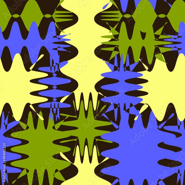 Obraz abstract colorful geometric seamless pattern
