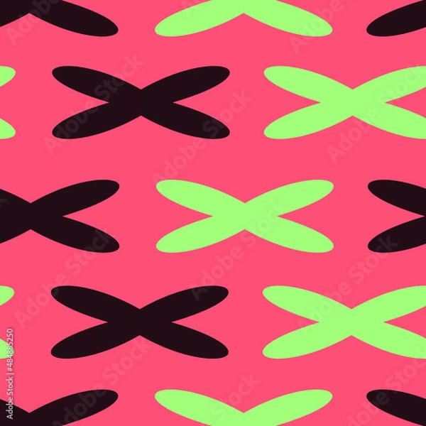 Fototapeta abstract colorful geometric seamless pattern
