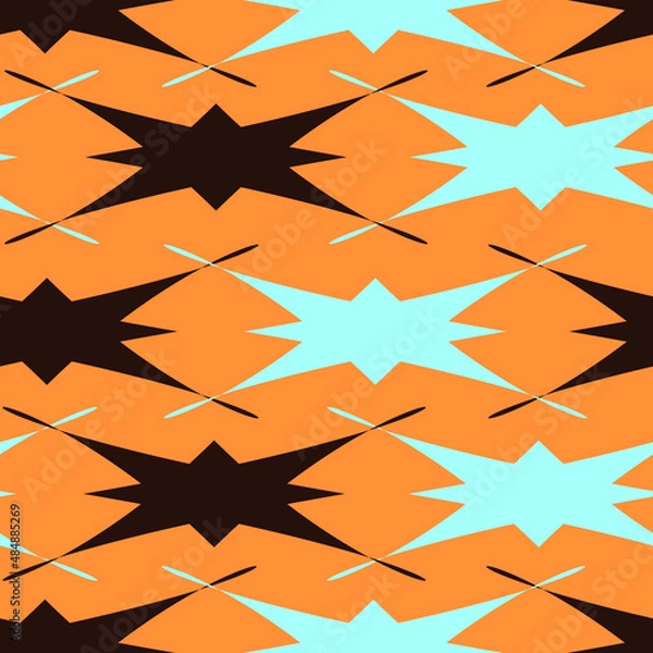 Obraz abstract colorful geometric seamless pattern
