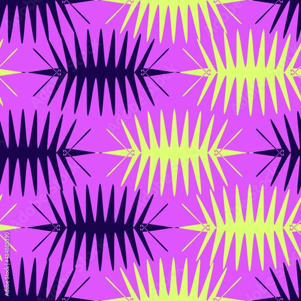 Obraz abstract colorful geometric seamless pattern
