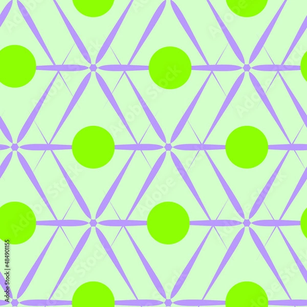 Fototapeta abstract colorful vector seamless pattern