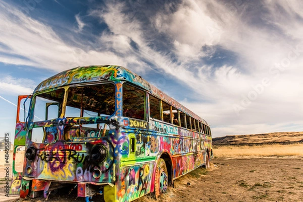 Obraz old school bus