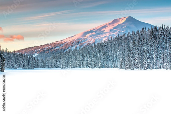 Obraz Mt Bachelor winter wonderland
