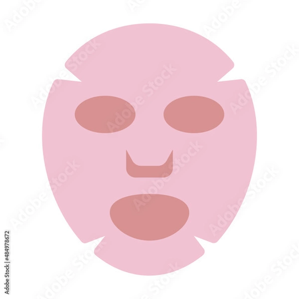 Obraz face mask flat icon