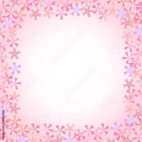 Fototapeta 桜　和柄　水彩　背景