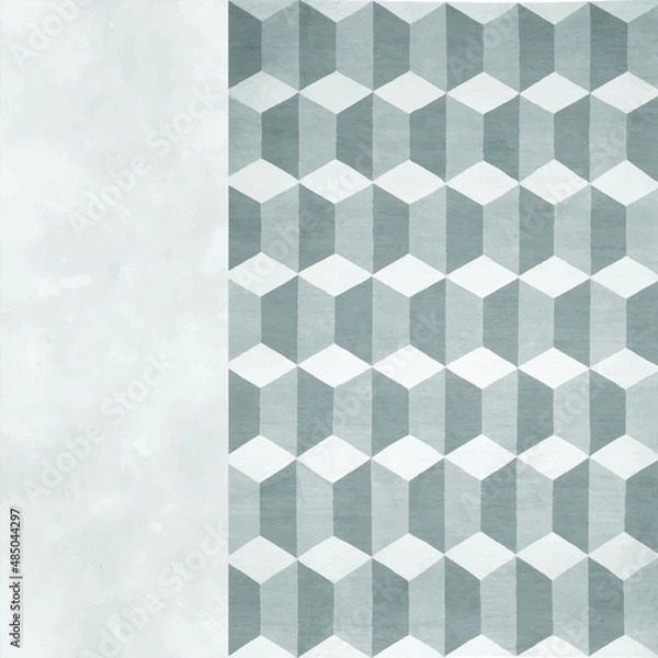 Fototapeta Gray and white shiny metallic background concrete element decoration