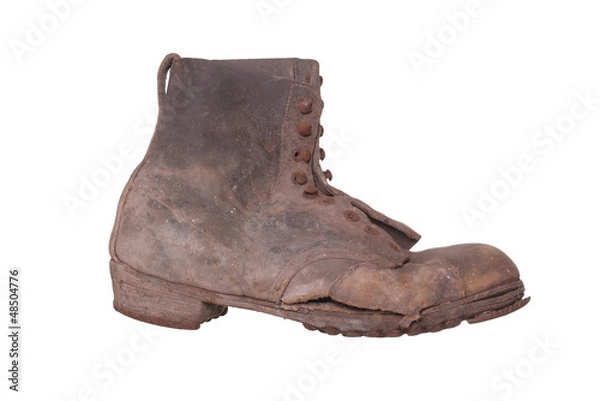 Obraz old shabby shoe