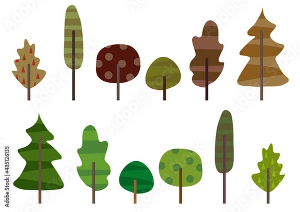 Obraz 木　セット