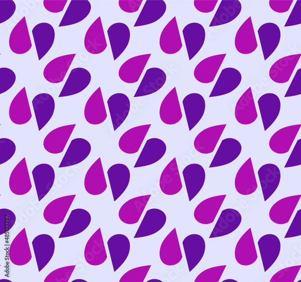Obraz Pattern with colored figures on a blue background.