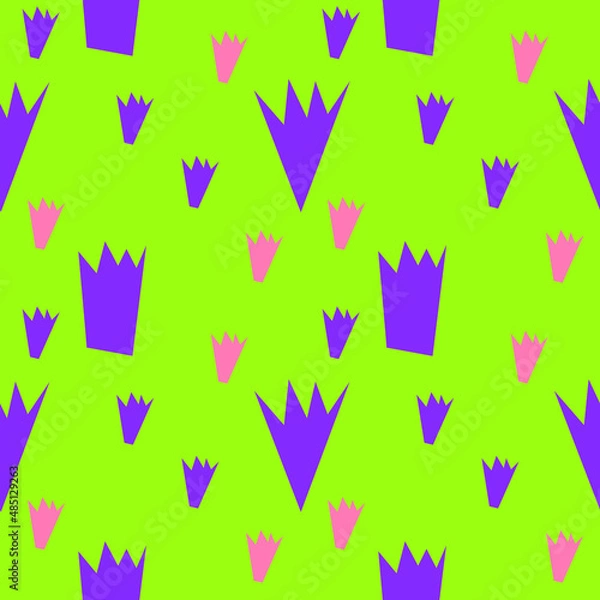 Obraz Abstract retro colorful seamless pattern