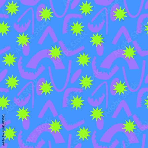 Obraz Abstract retro colorful seamless pattern