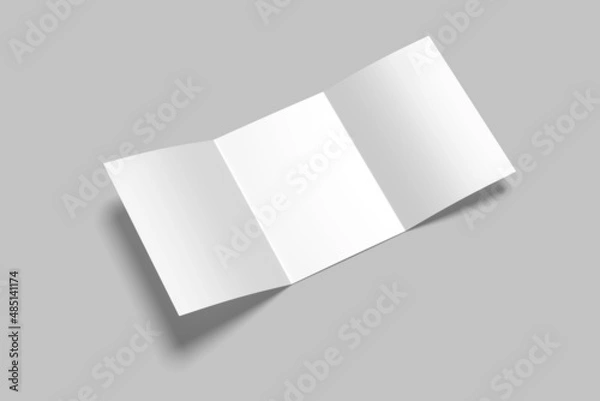 Obraz Tri-Fold A5 Brochure Mock-up