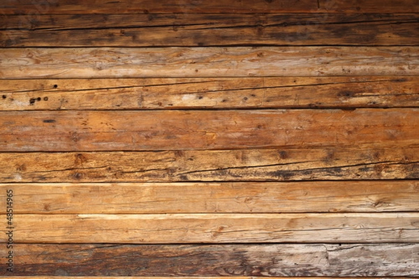 Fototapeta drewno w kabinie