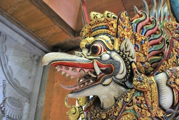 Fototapeta A statue of Garuda, in one of the museums in Jakarta. 