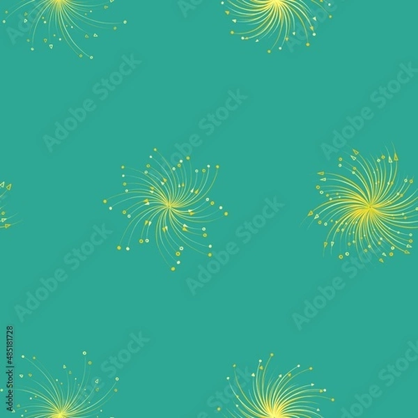 Obraz Pattern with yellow stars