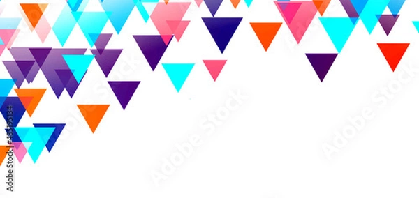 Obraz colorful ribbons on white background