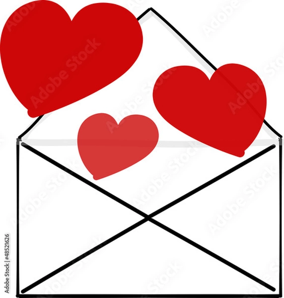 Fototapeta Envelope vector