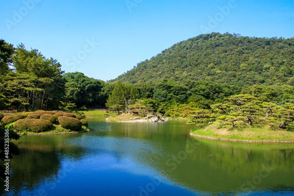 Fototapeta 栗林公園