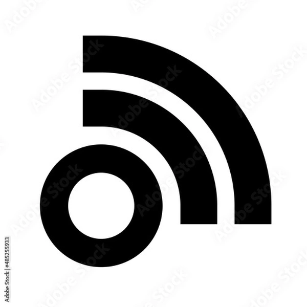Fototapeta Wireless, cordless signal, internet, wifi shape icon, symbol